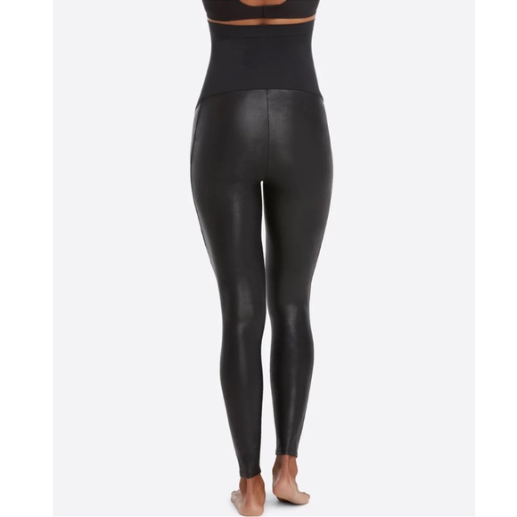 Spanx | Faux leather maternity leggings - Picture 3 of 10